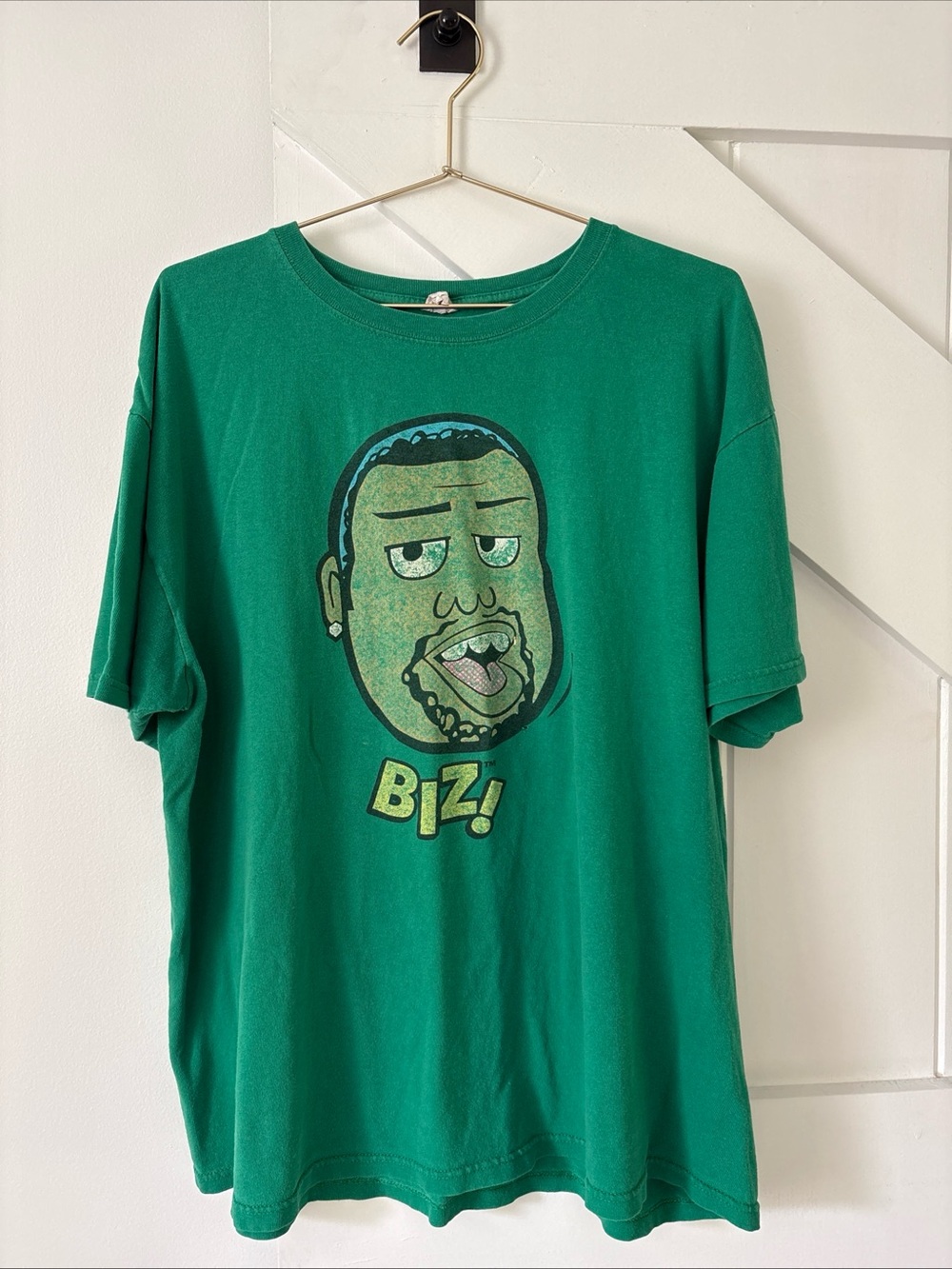 Vintage 2012 Biz Markie Yo Gabba Gabba Concert Tour T Shirt Just A Friend XL